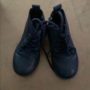 Zara navy blue boot